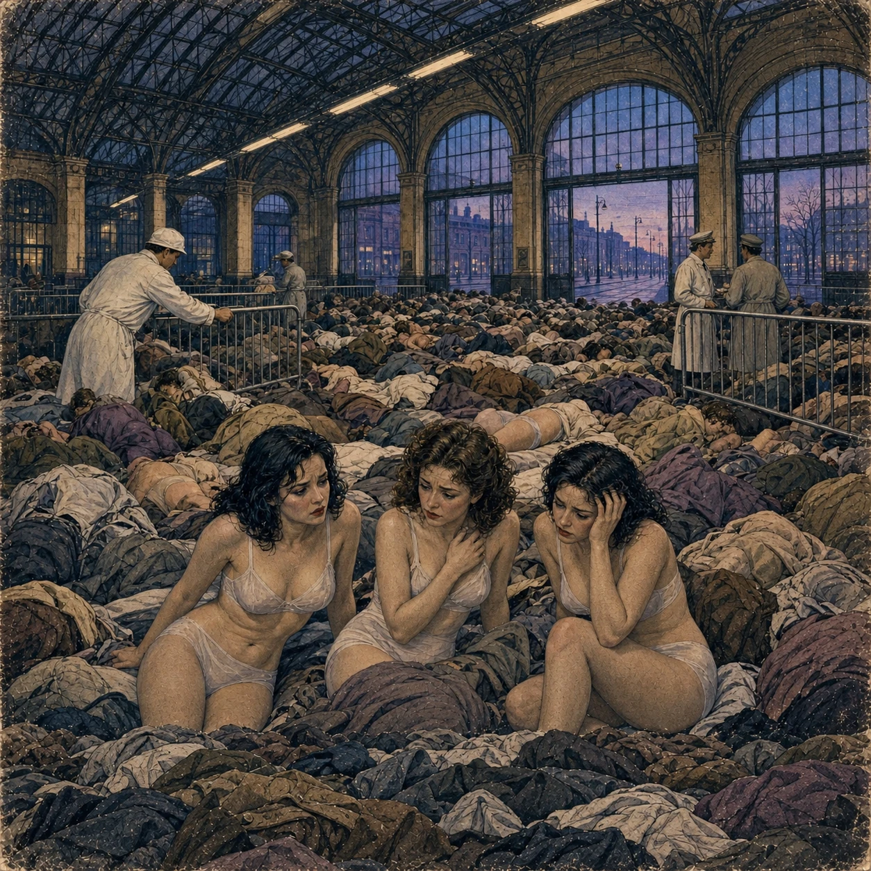 Иллюстрация: 🛏️ Массовый лунатизм