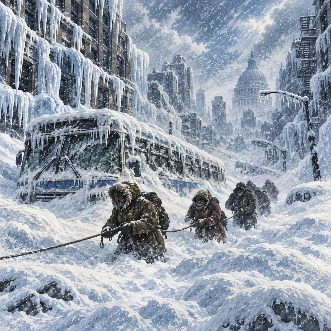Иллюстрация: ❄️ Новый ледниковый период